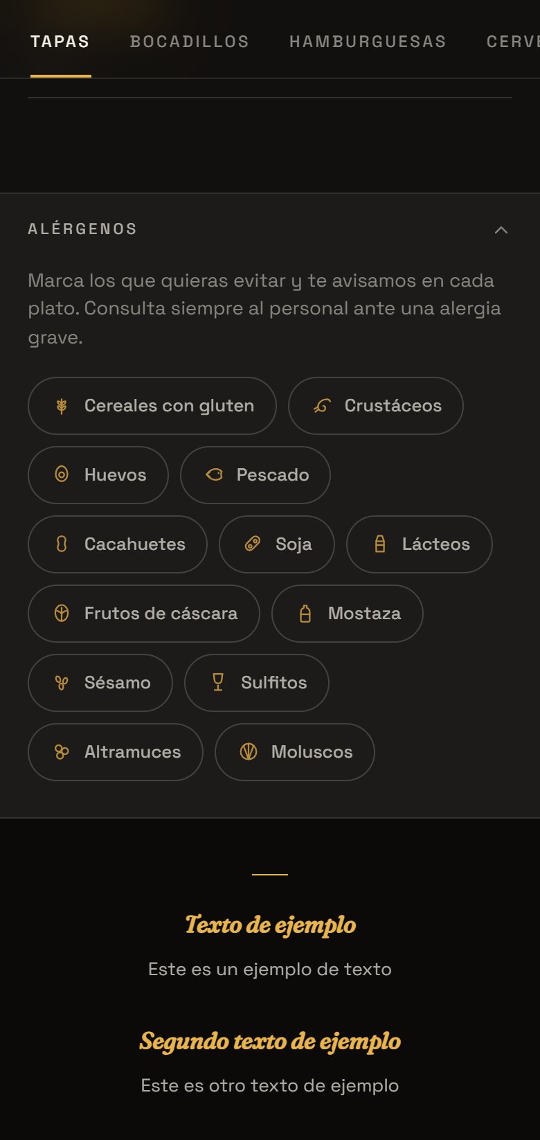 Filtro de alérgenos de la plantilla 1
